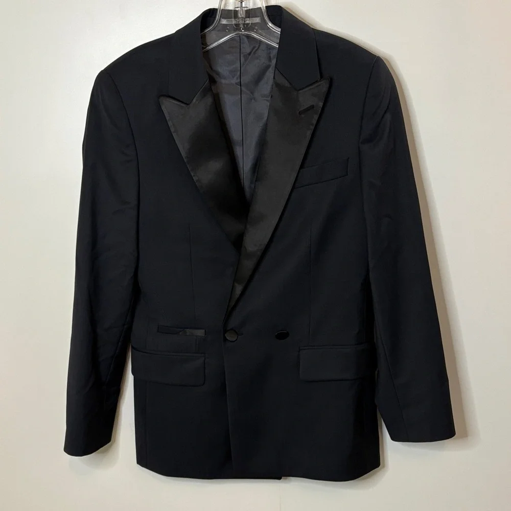 River Island Elegant Black Tuxedo Jacket 1
